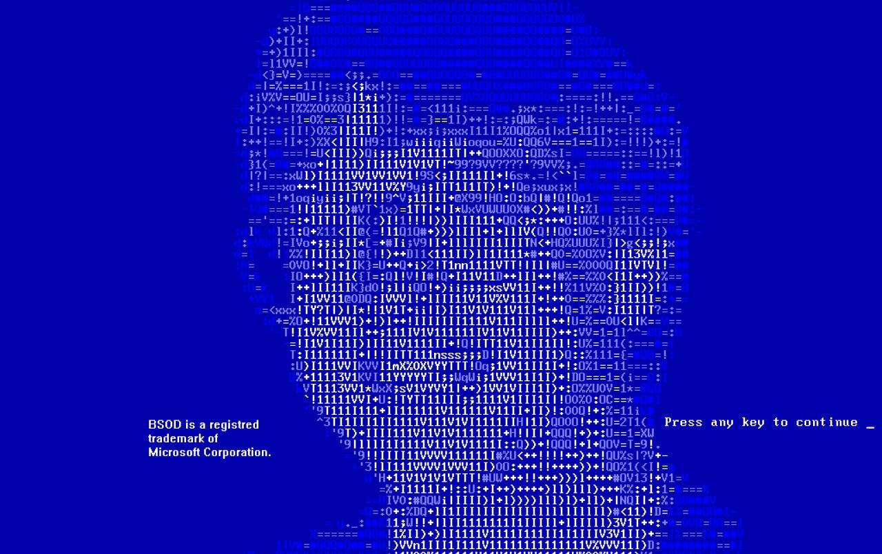1280x804 Bsod Wallpaper