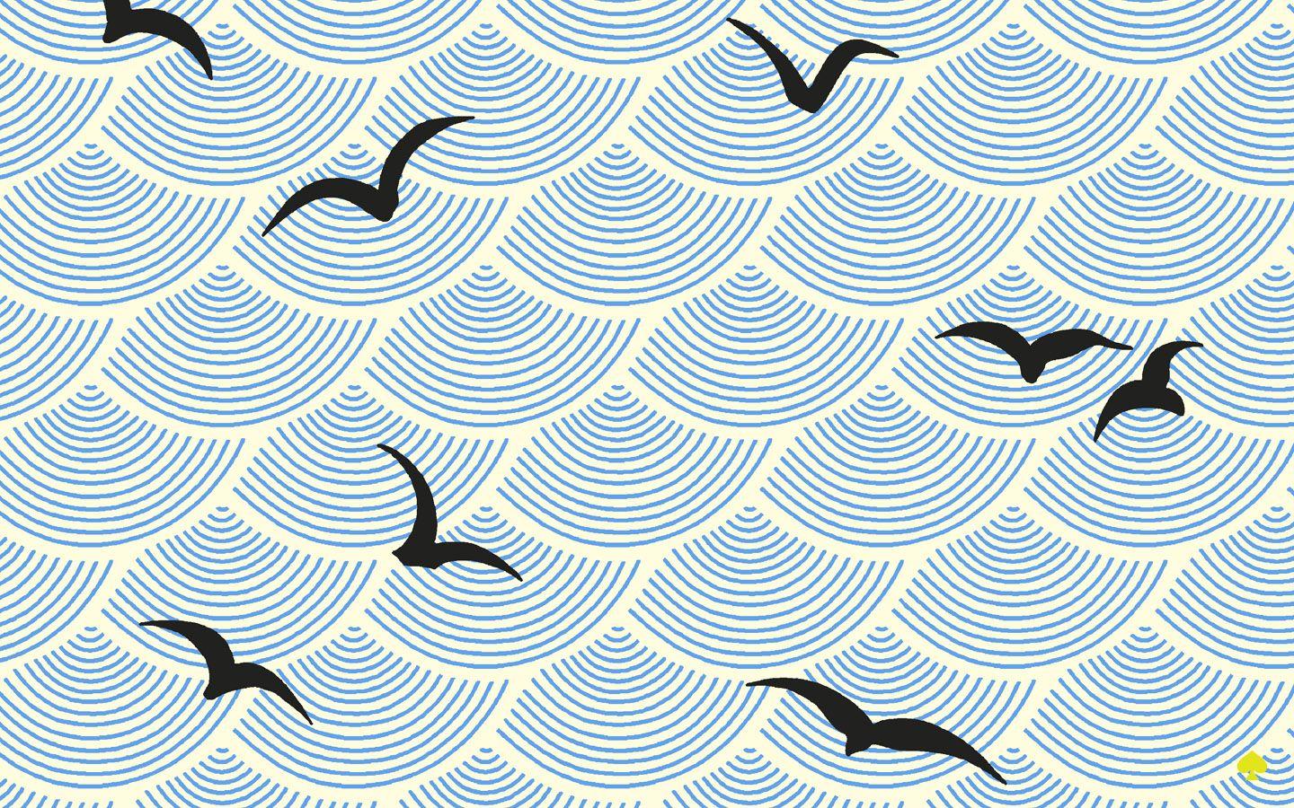 1440x900 Bird Kate Spade Wallpaper Simple Classic Motive Unbelievable Sample