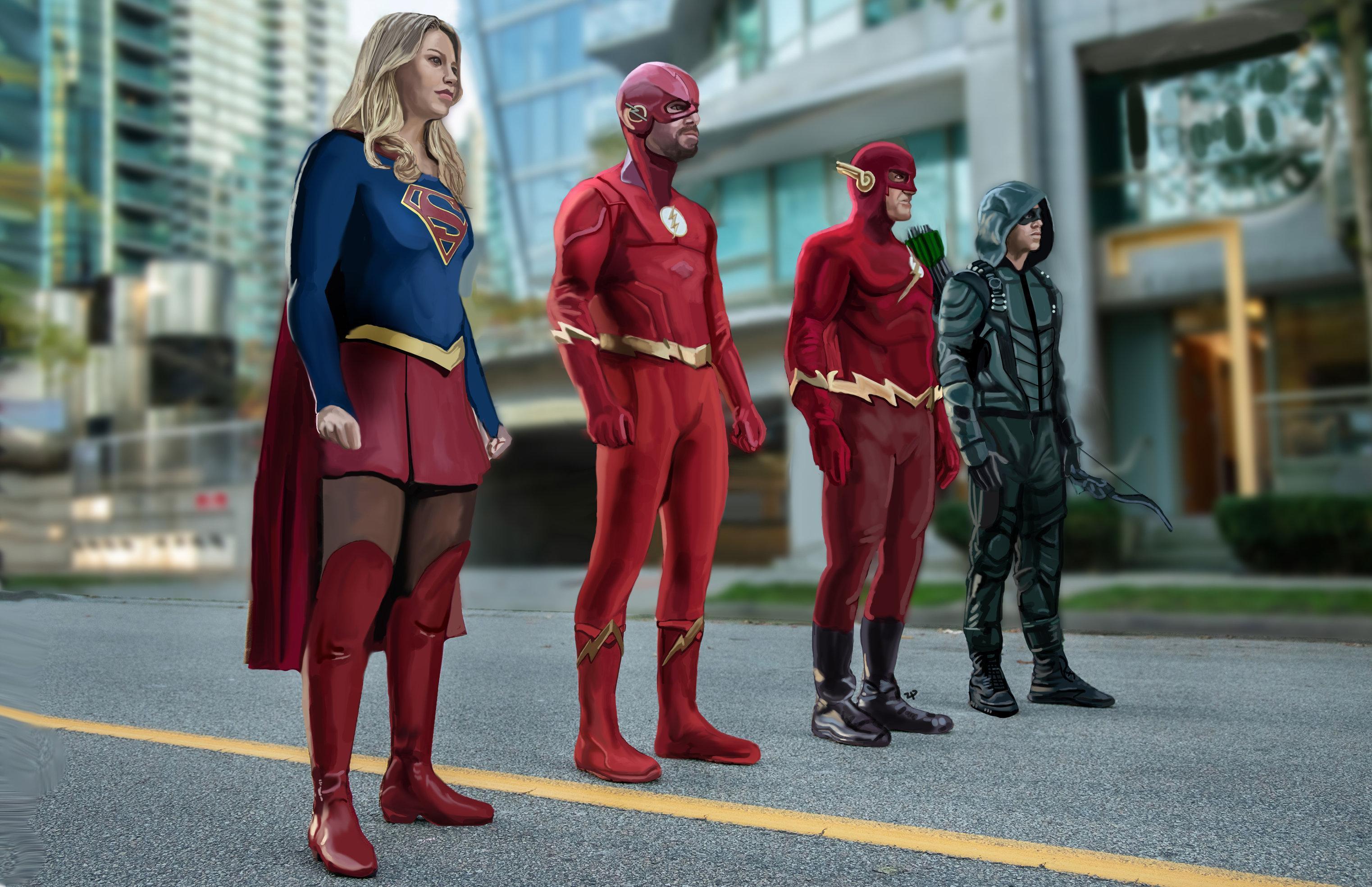 3045x1970 Elseworlds Wallpaper
