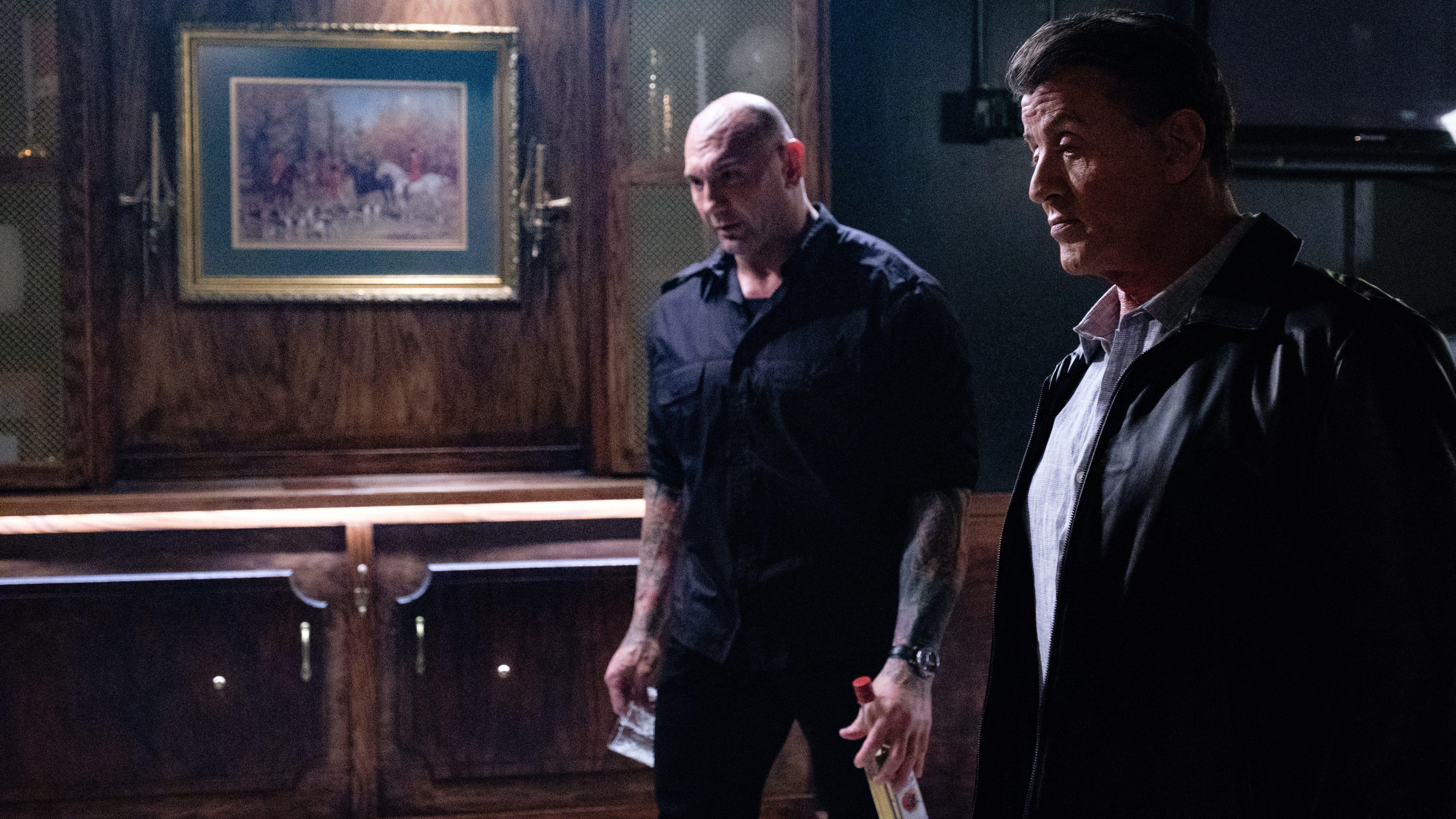 7680x4320 Escape Plan 2: Hades Sylvester Stallone and Dave Bautista 8K