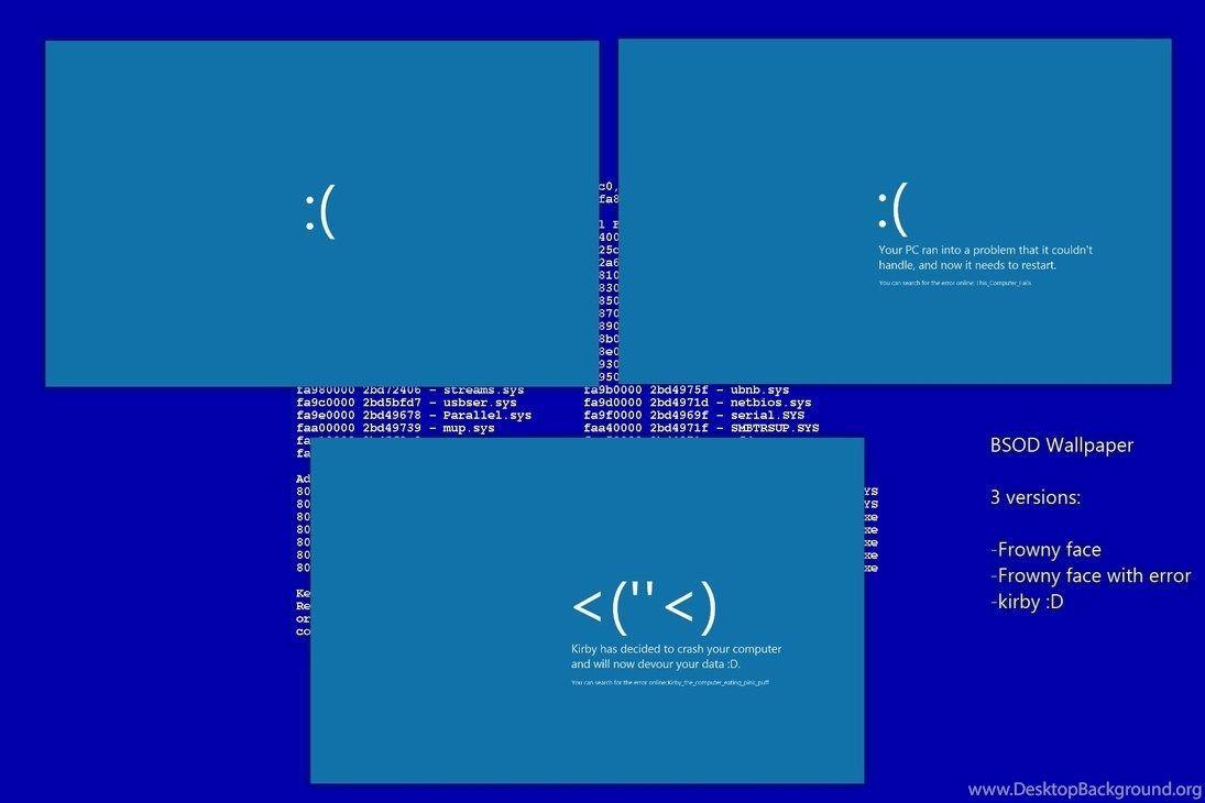 1095x730 Windows 8 BSOD Wallpaper By Link6155 Desktop Background