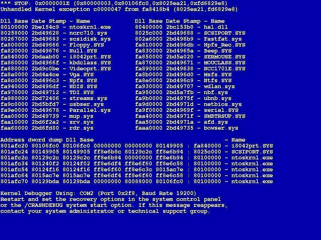 1024x768 Blue Screen Of Death Background