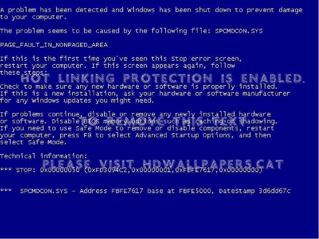 1024x768 blue screen of death!!!!! windows damn bsod
