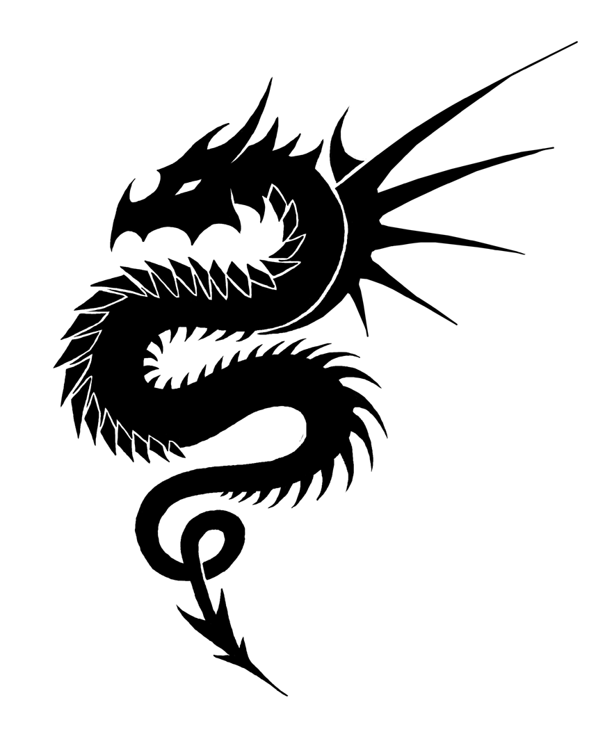 Black and White Dragon Wallpapers Top Free Black and White Dragon
