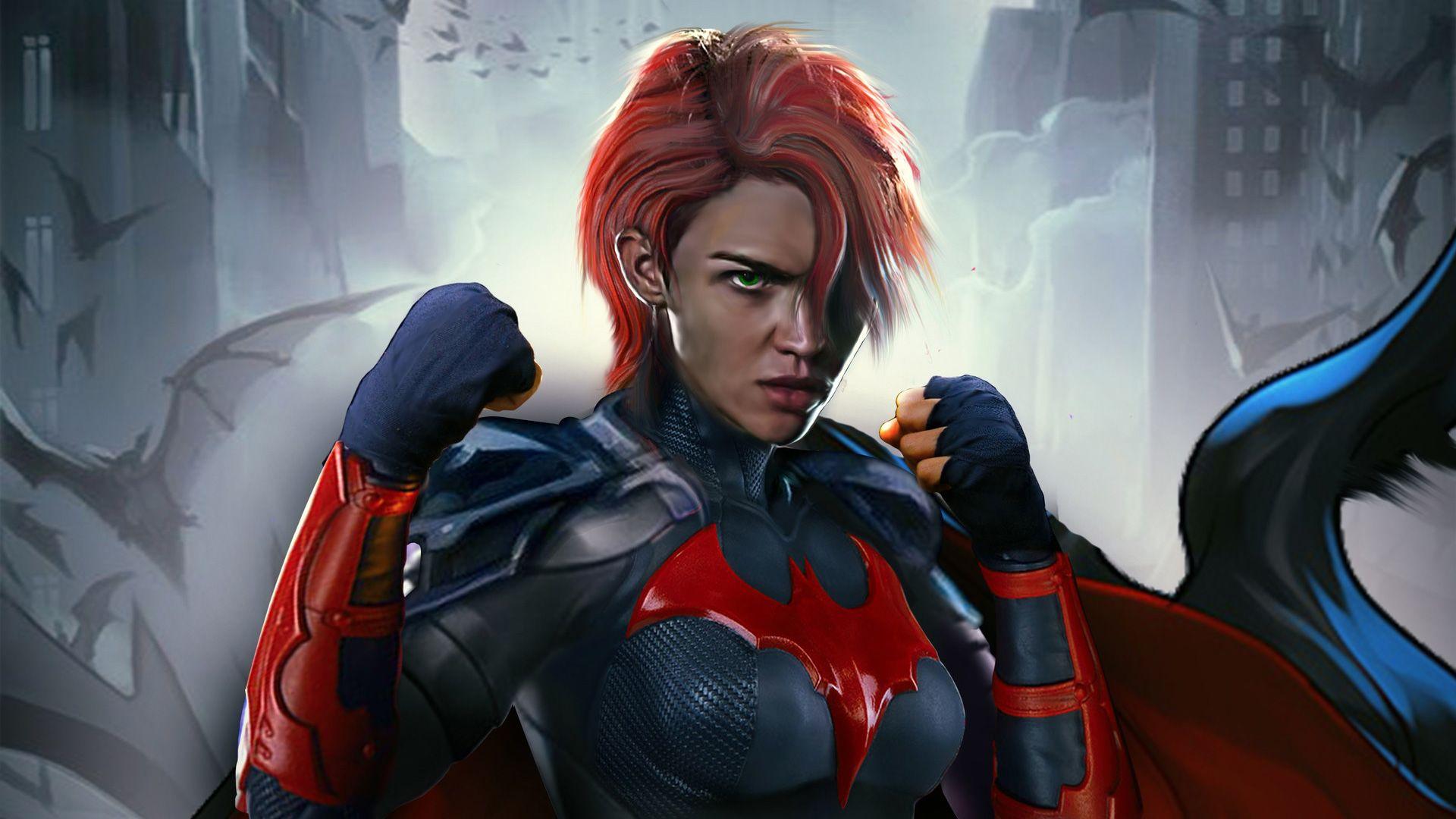 1920x1080 Arrowverse: New BTS Photo Givies a New Look at Ruby Rose in Batwoman Suit