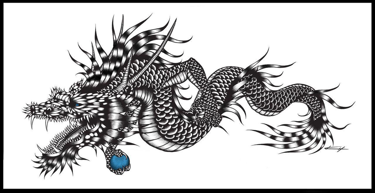 1280x658 Black And White Image Of Dragons 9 HD Wallpaper