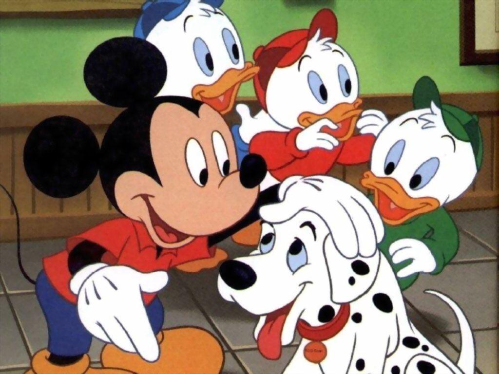 1024x768 Mickey Mouse and Friends Cartoon Wallpaper for Android