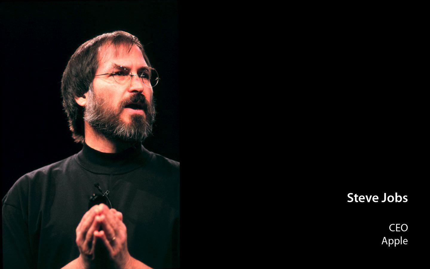 1440x900 Steve Jobs CEO of Apple wallpaper. Steve Jobs CEO of Apple