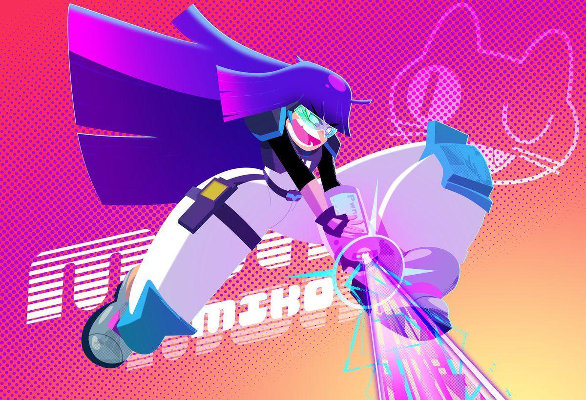 1200x820 Scott Kikuta - #Miko ⚡️⚡️⚡️ a piece done for the #GlitchTechs gallery show at #Nickelodeon a while back. Feels good to draw her off model ✌️#characterart #ArtistOnTwitter #characterdesign #netflix