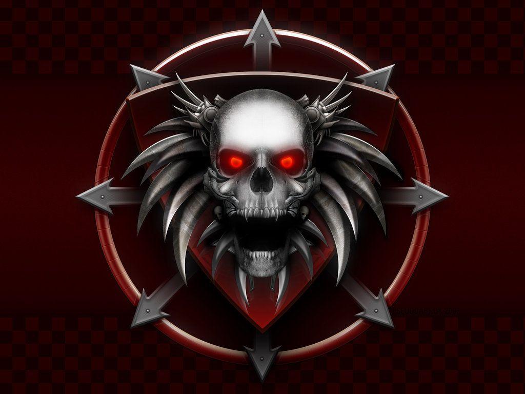 1024x768 Skull Wallpaper