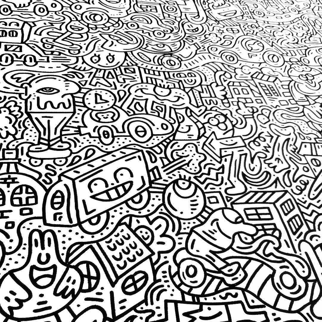 mr doodle drawing