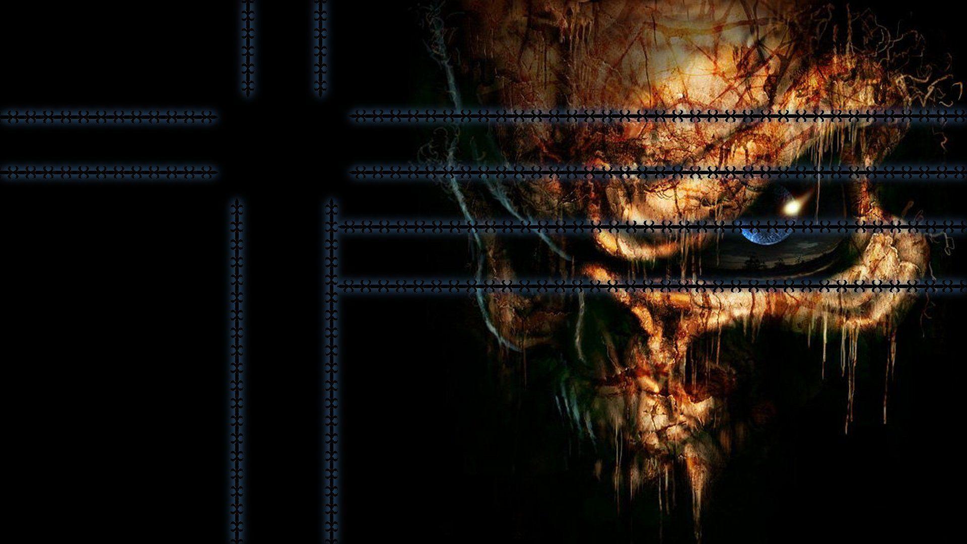 1920x1080 Dark Skull Wallpaper Fullscreens Wallpaper