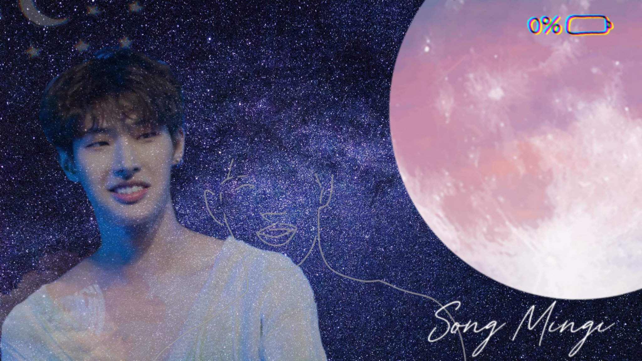 2048x1152 Mingi Ateez Computer Wallpaper