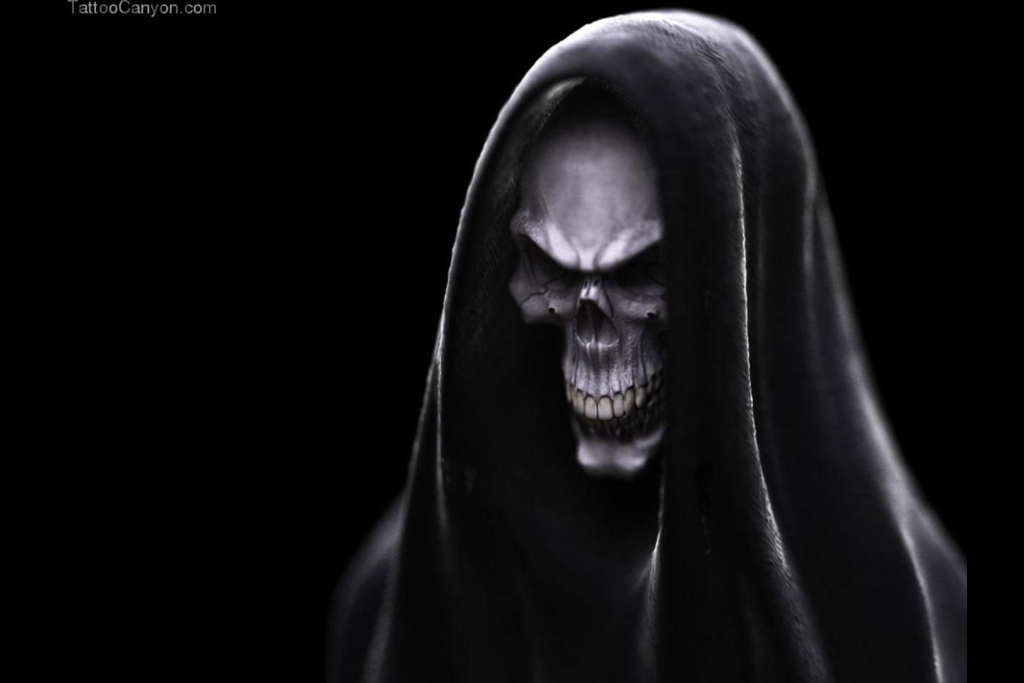 1440x960 Download Scary Skulls Wallpaper Dark Evil Skull Picture
