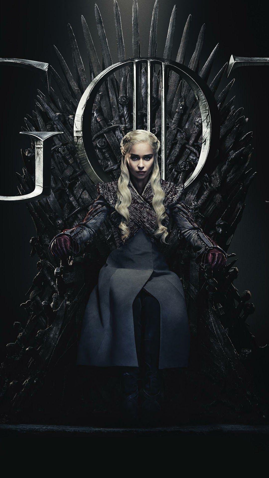 1080x1920 Daenerys Targaryen Game of Thrones Season 8 4K Wallpaper