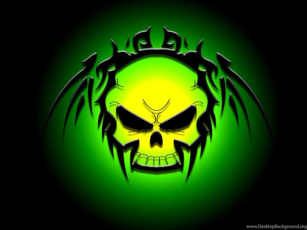 1024x768 Scary skull wallpaper, 3D Desktop Background