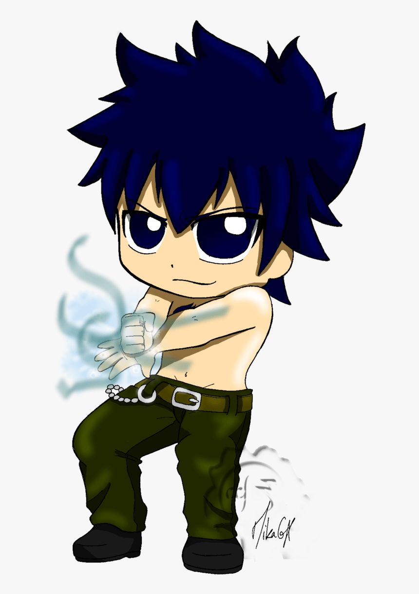 860x1220 Gray Fullbuster Image Gray The Chibi HD Wallpaper Tail Chibi Gray, HD Png Download