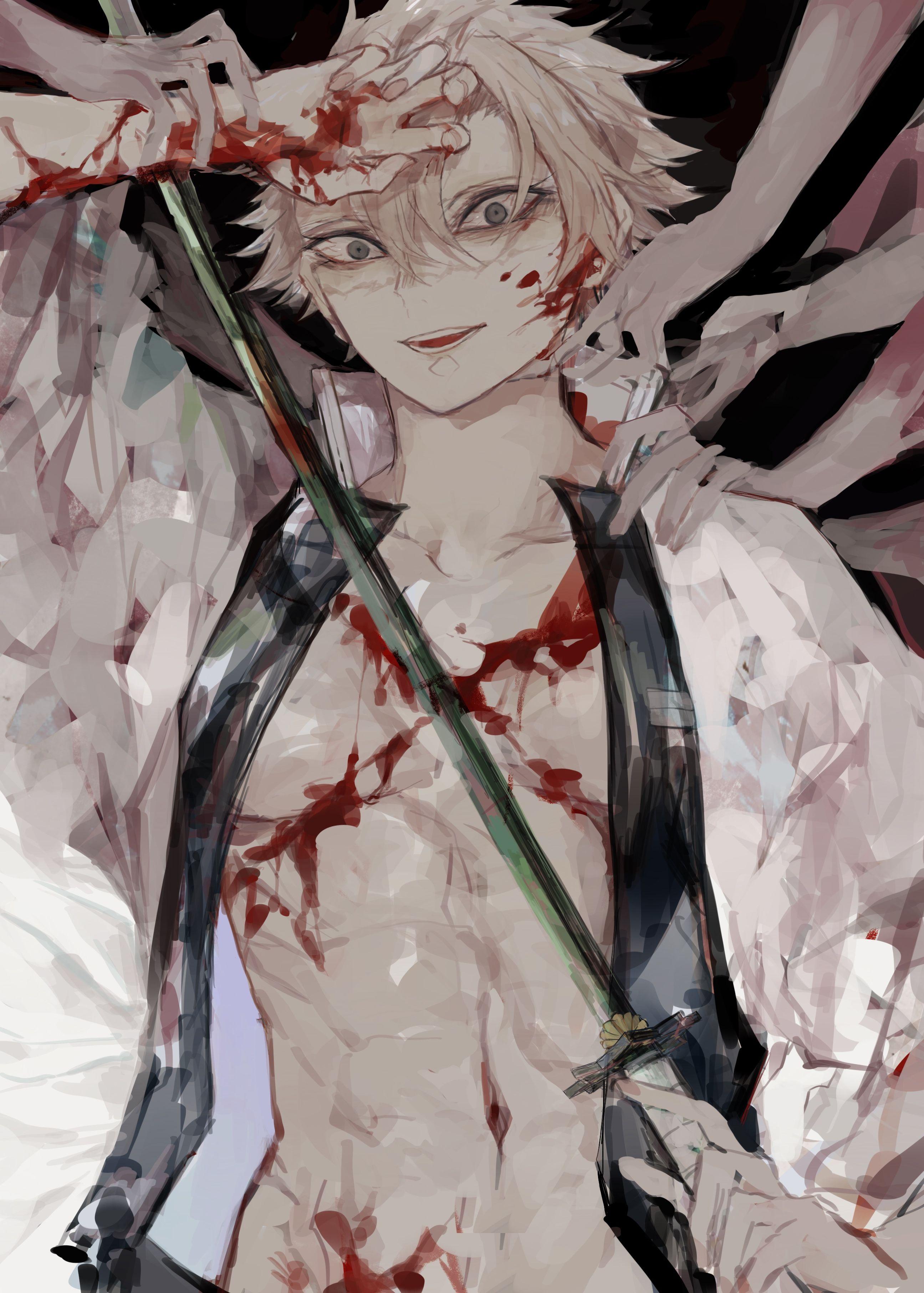 2591x3624 Shinazugawa Sanemi no Yaiba. Anime Image Board