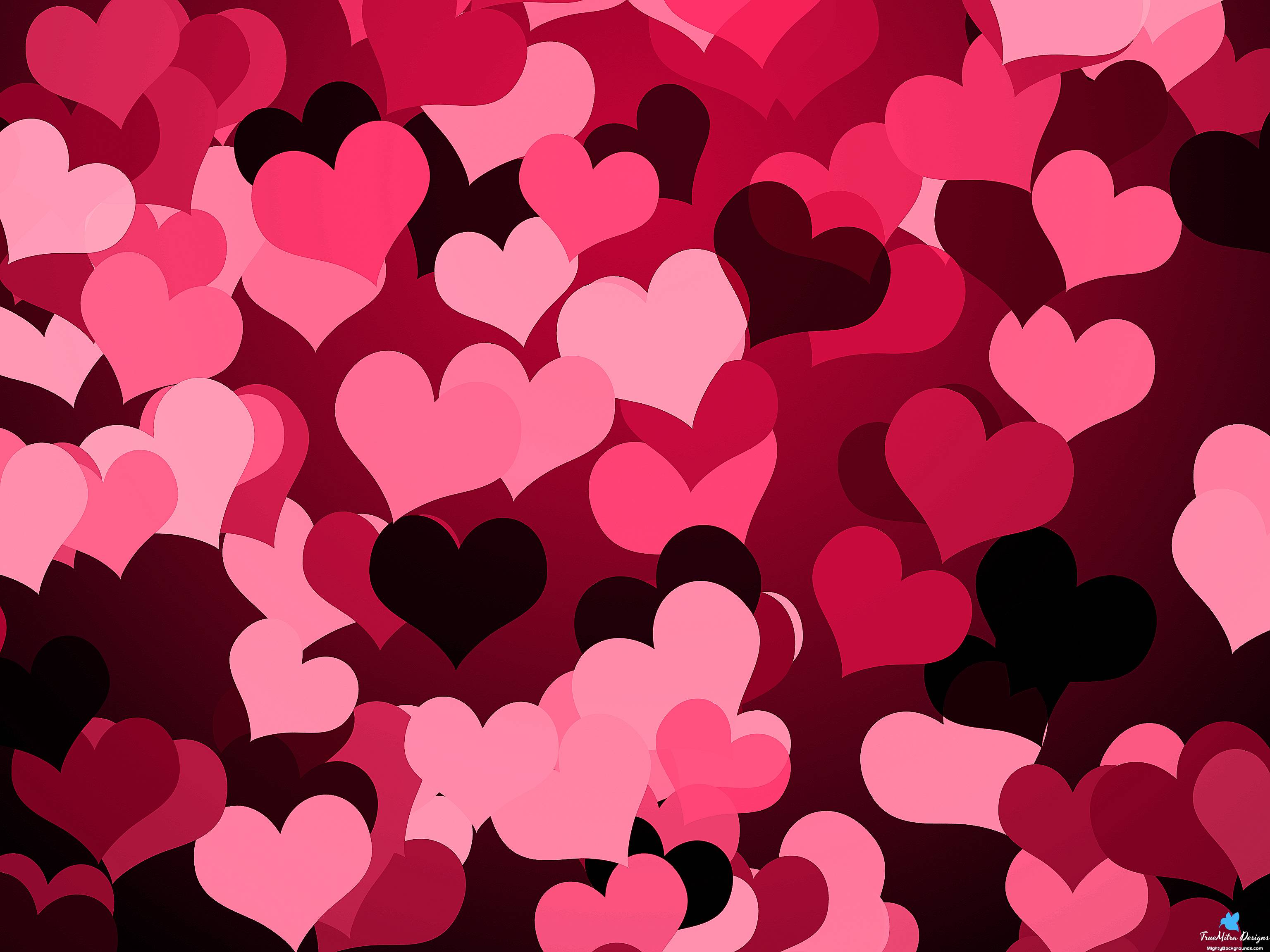 3072x2304 Heart Background .