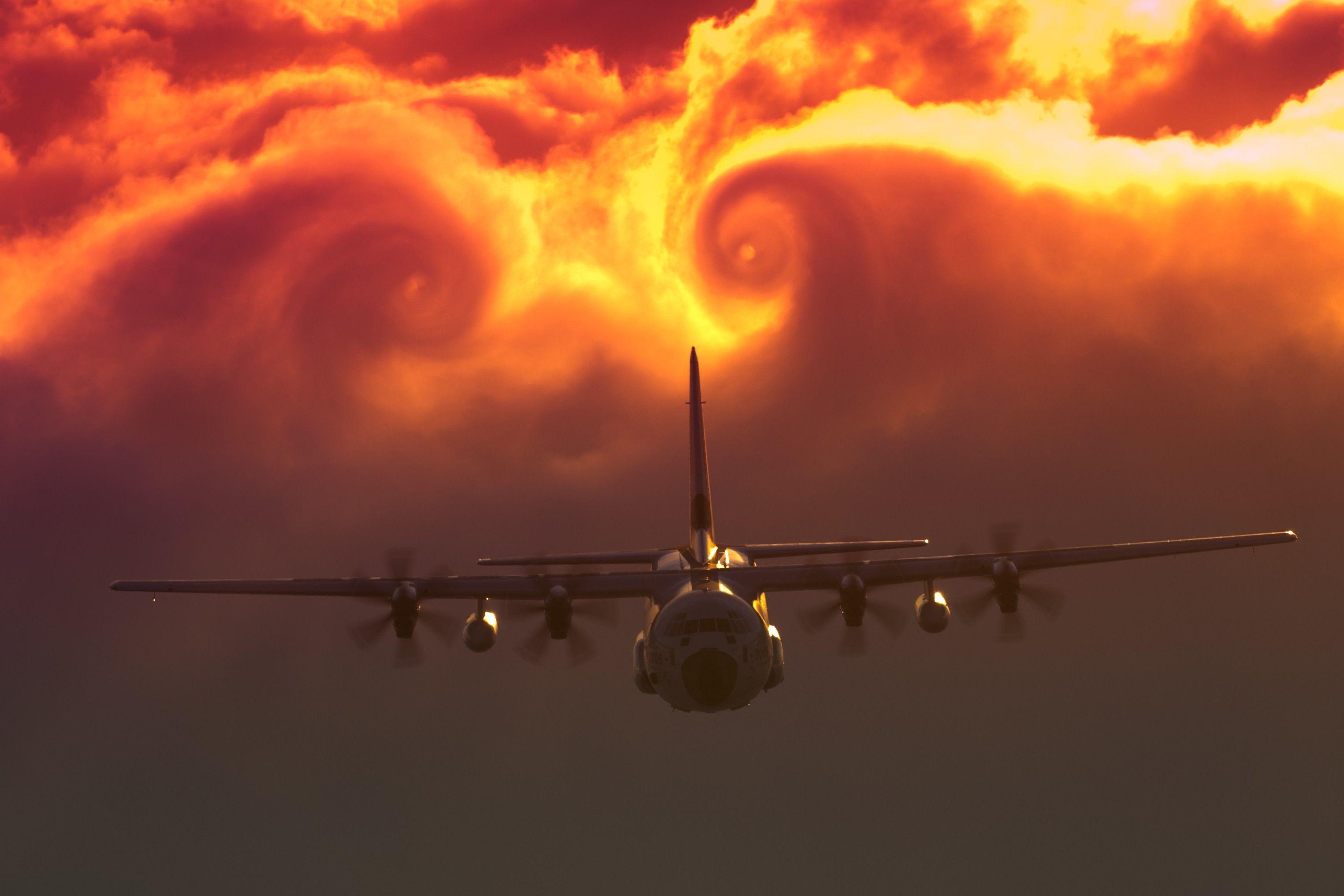 Lockheed AC130 leaving behind flare Angels of Death  rpics