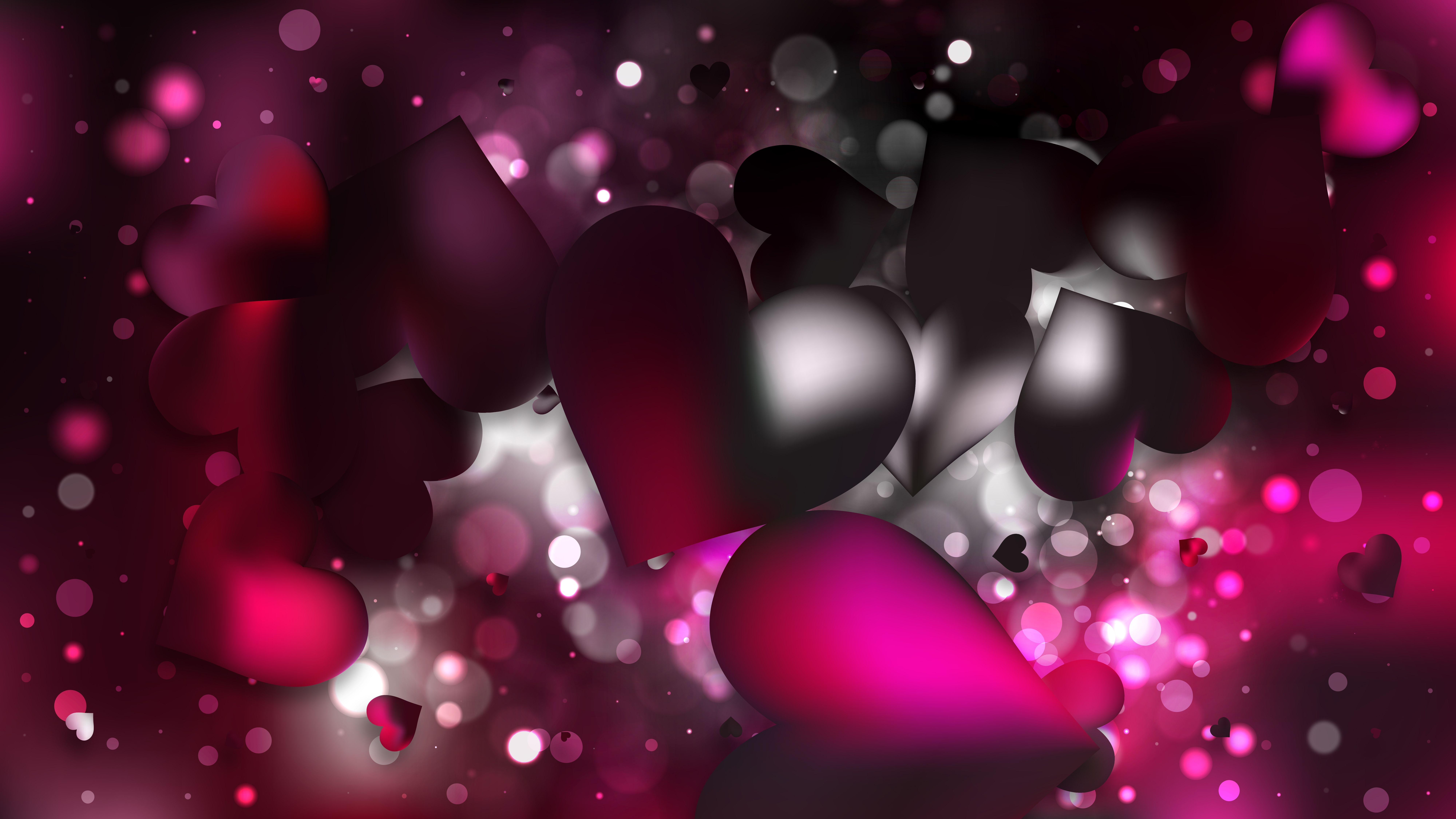 Black and Pink Heart Wallpapers - Top Free Black and Pink Heart Backgrounds  - WallpaperAccess