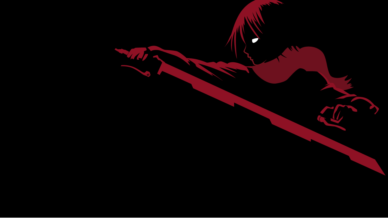 1280x720 Minimal Anime Wallpaper
