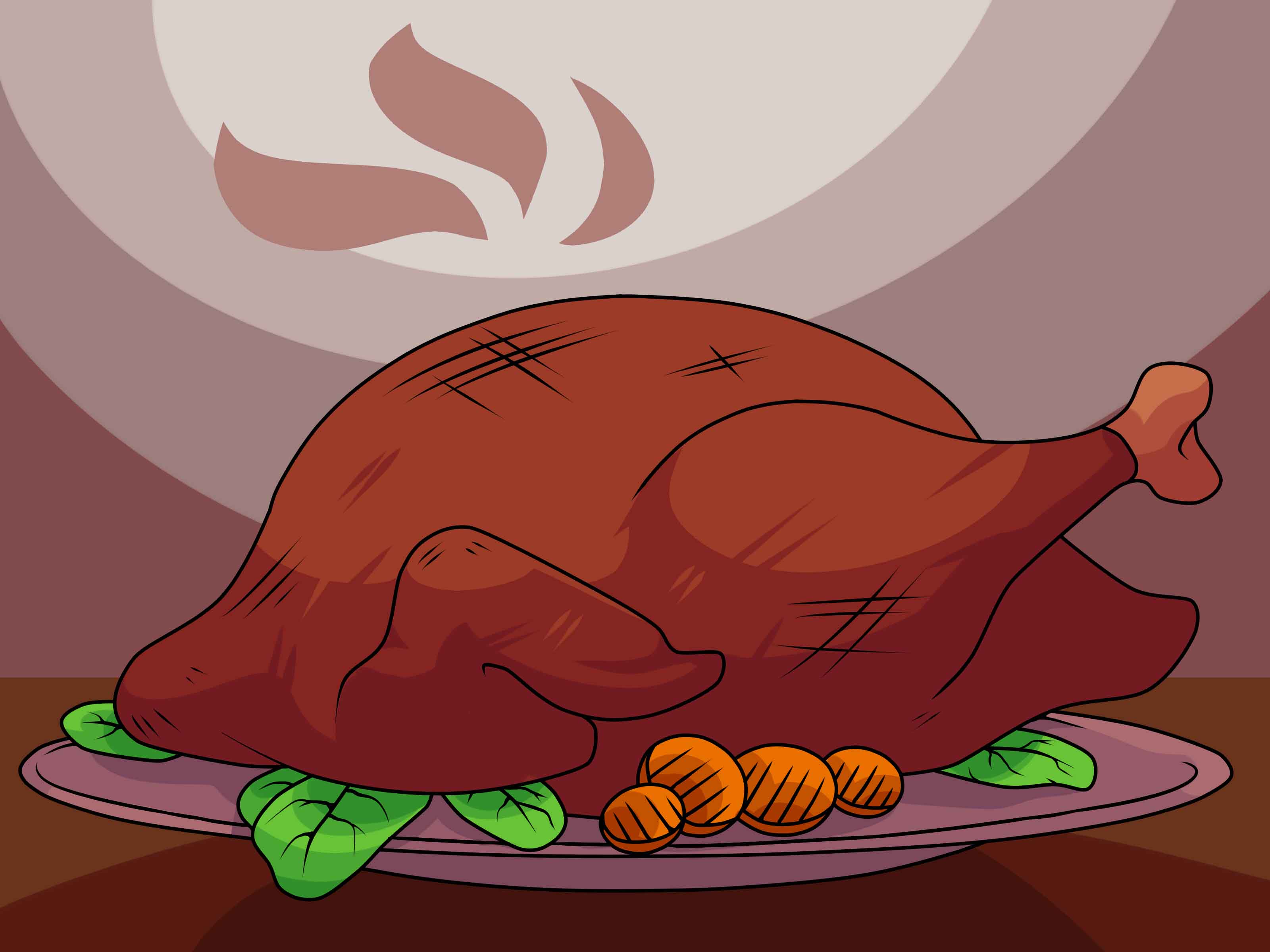 3200x2400 Ways To Draw A Turkey Step By Step