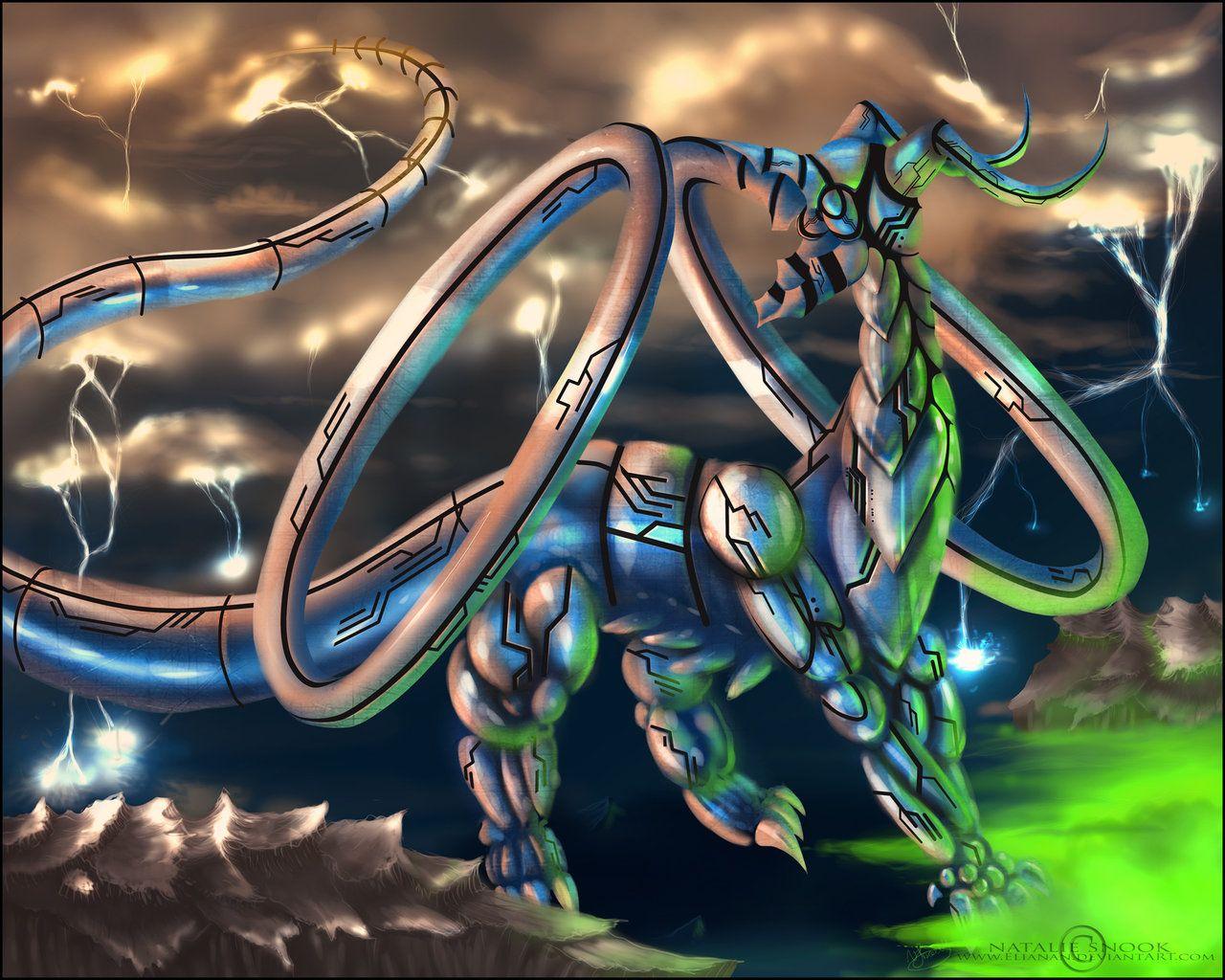 1280x1024 Metal Cyber Dragon