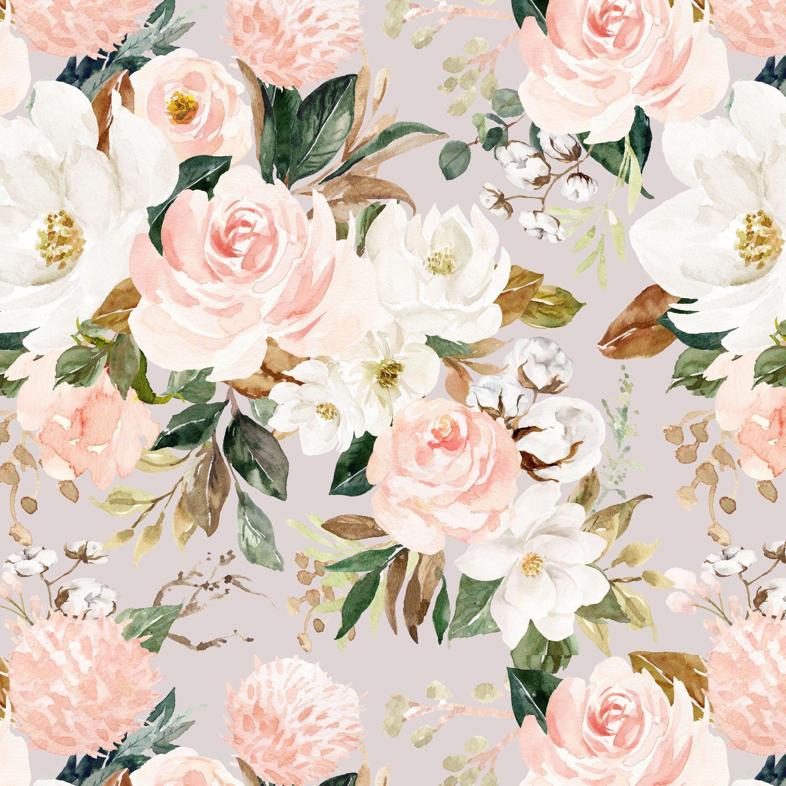 PixLith - Boho Flower Background