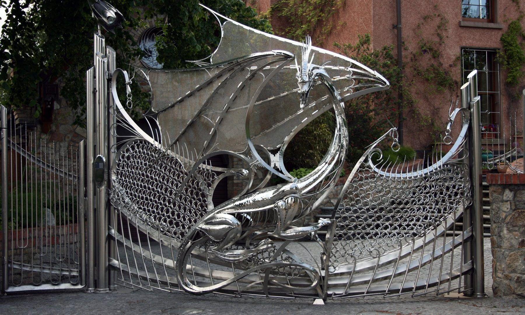 1800x1080 Other: Dragons Gate Epic Beautiful Metal Pretty Awesome Unique