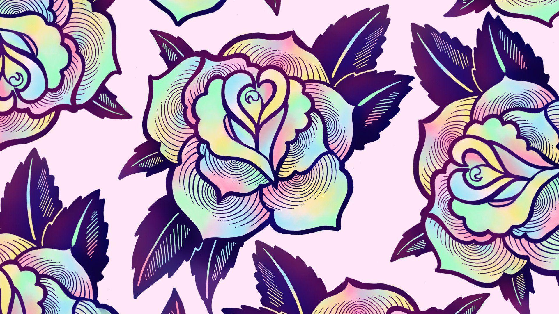 1920x1080 Free Digital Download Rose Wallpaper