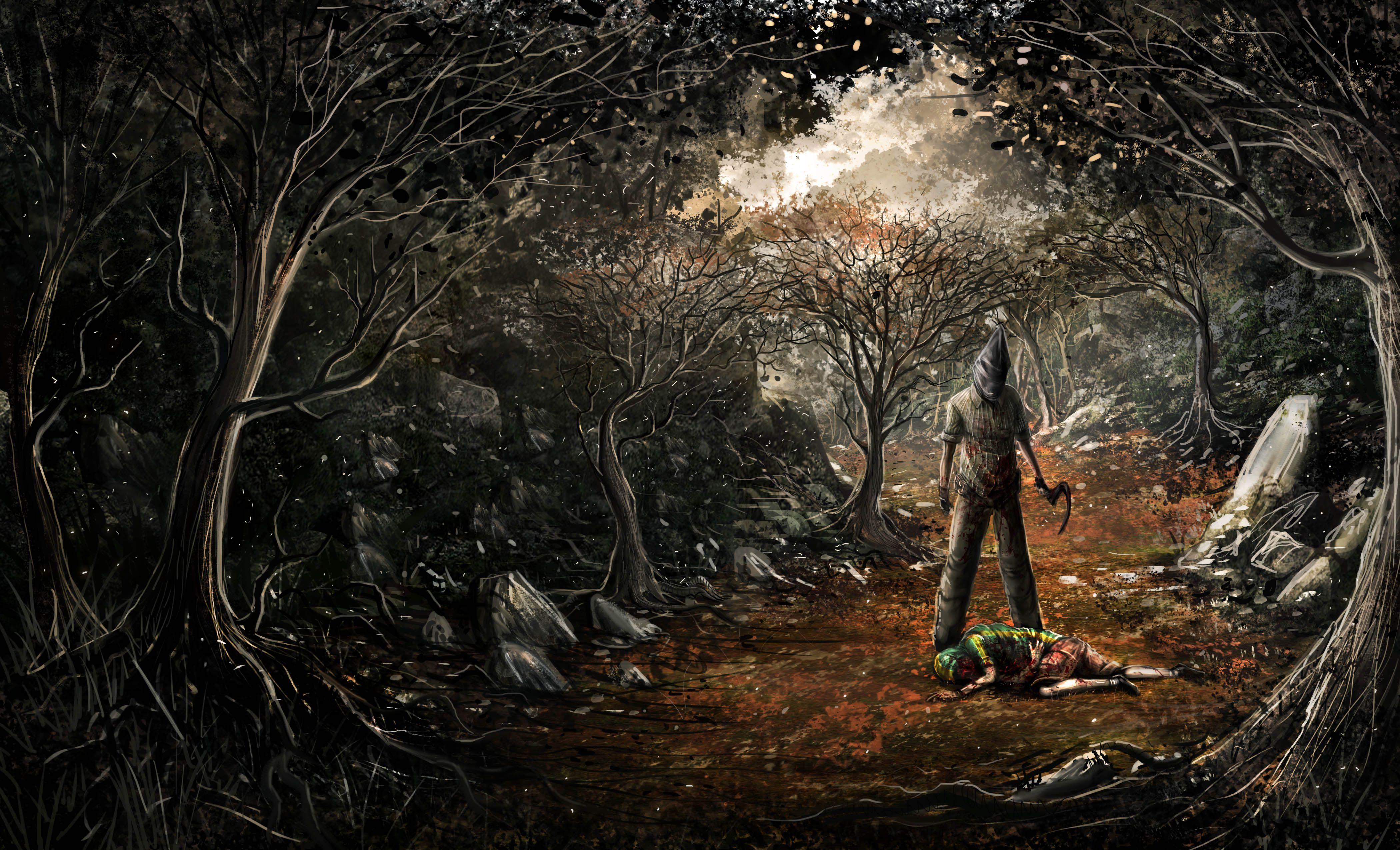 4200x2550 Download wallpaper dark Creepy with tags: Creepy, Picture, Scary, Evil, Blood, Spooky, Horror