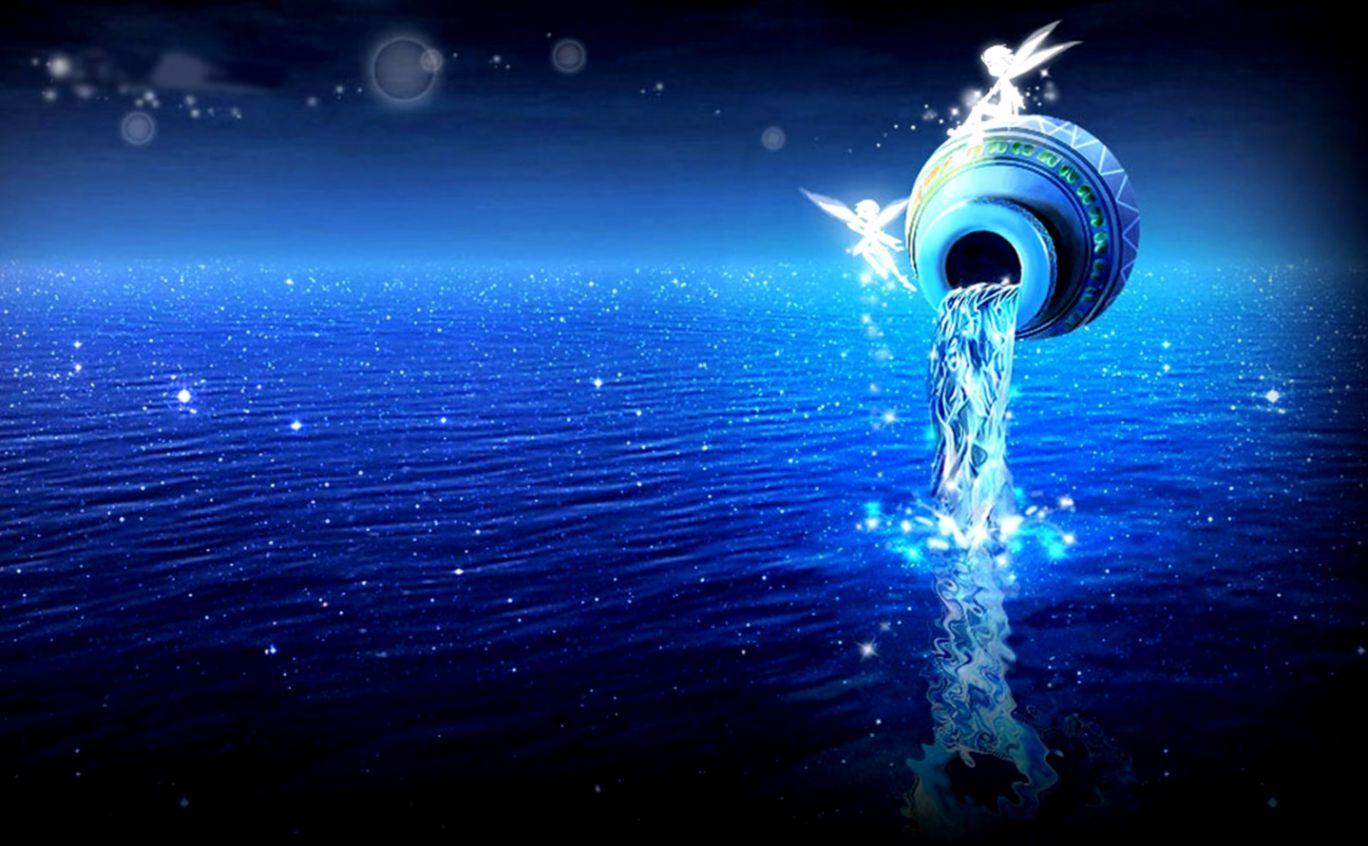 1368x846 Zodiac Aquarius Background Pics. HD Wallpaper Background