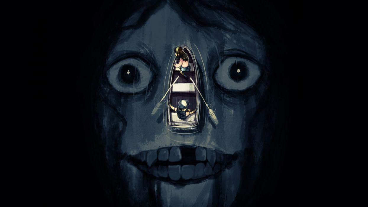 1244x700 DARK evil horror spooky creepy scary wallpaperx1080