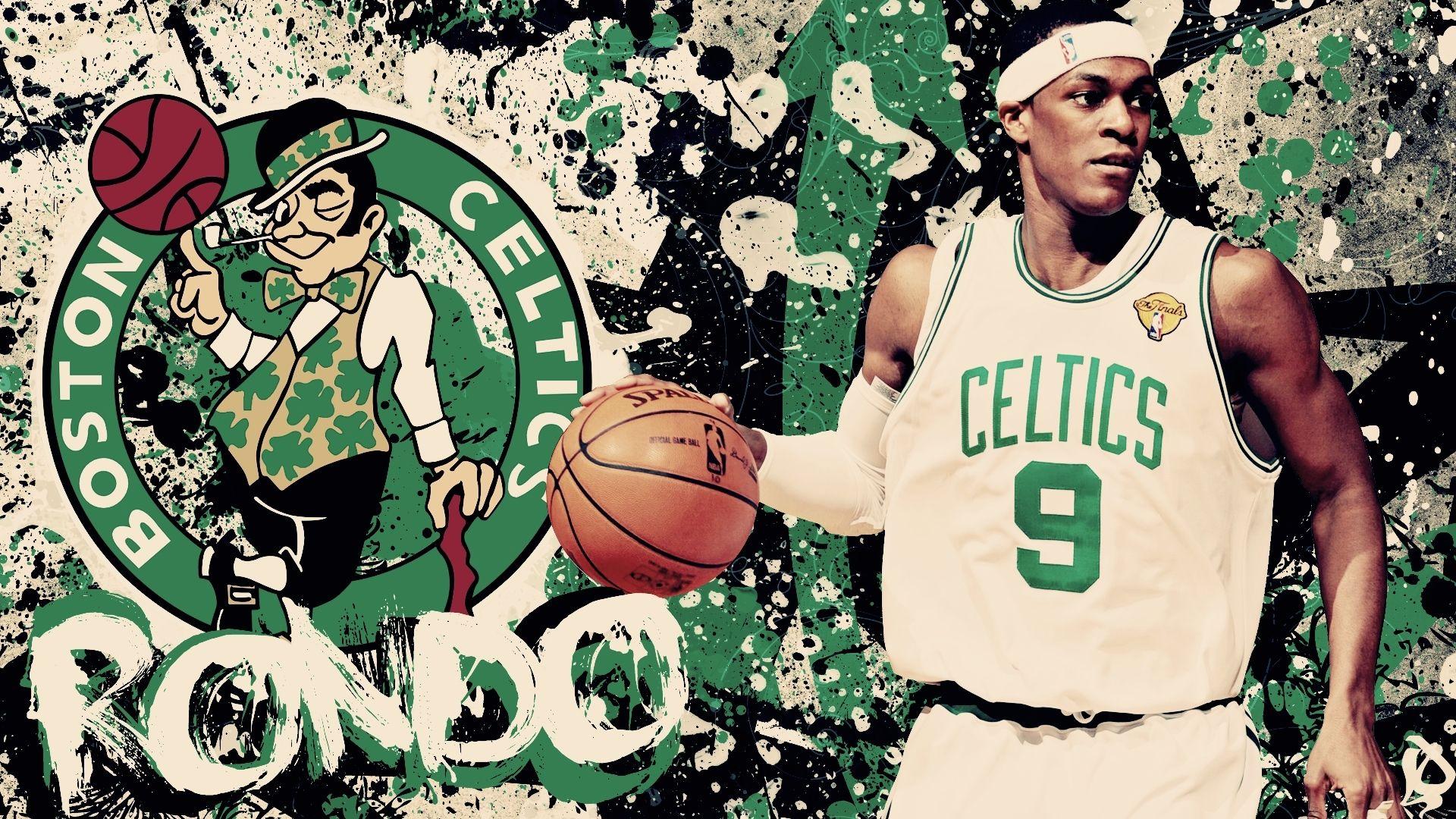 1920x1080 Abstract nba basketball boston celtics rajon rondo wallpaperx1080