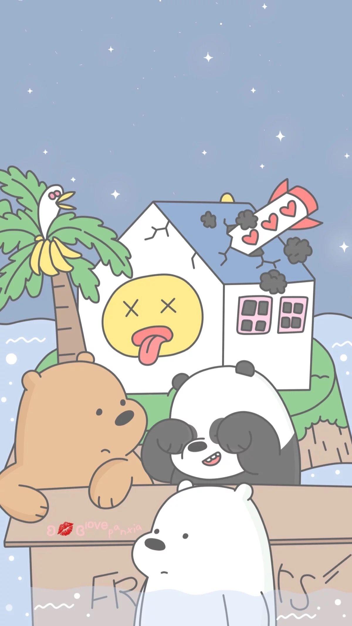 1200x2133 Home Screen. Bare bears