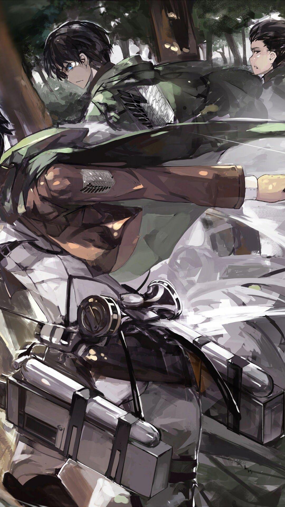 1080x1920 Levi, Eren, Survey Corps, Attack on Titan phone HD Wallpaper, Image, Background, Photo and Picture. Mocah HD Wallpaper