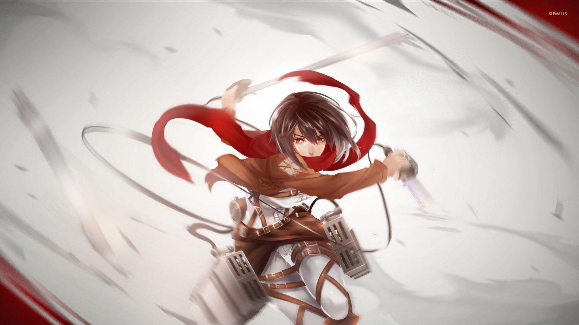 1920x1080 Attack On Titan Mikasa Ackerman Wallpaper