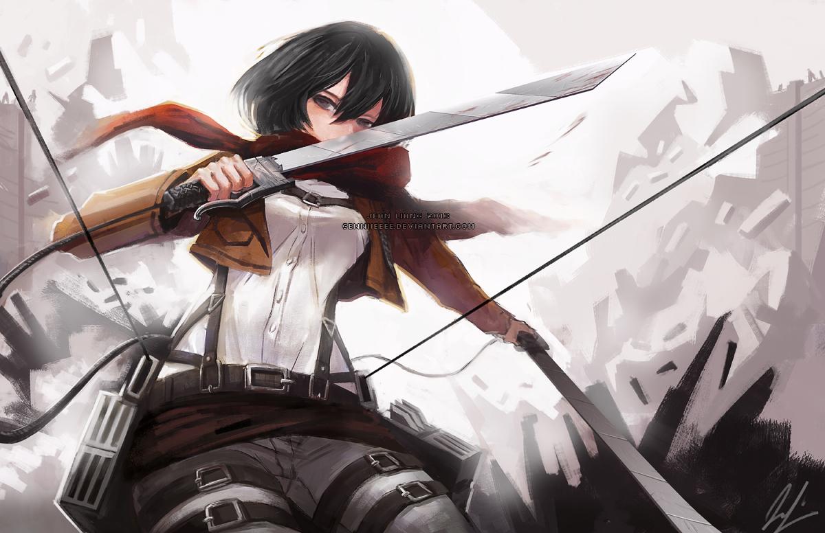 1200x776 Attack On Titan Mikasa Wallpaper (1200x 540.1 Kb)