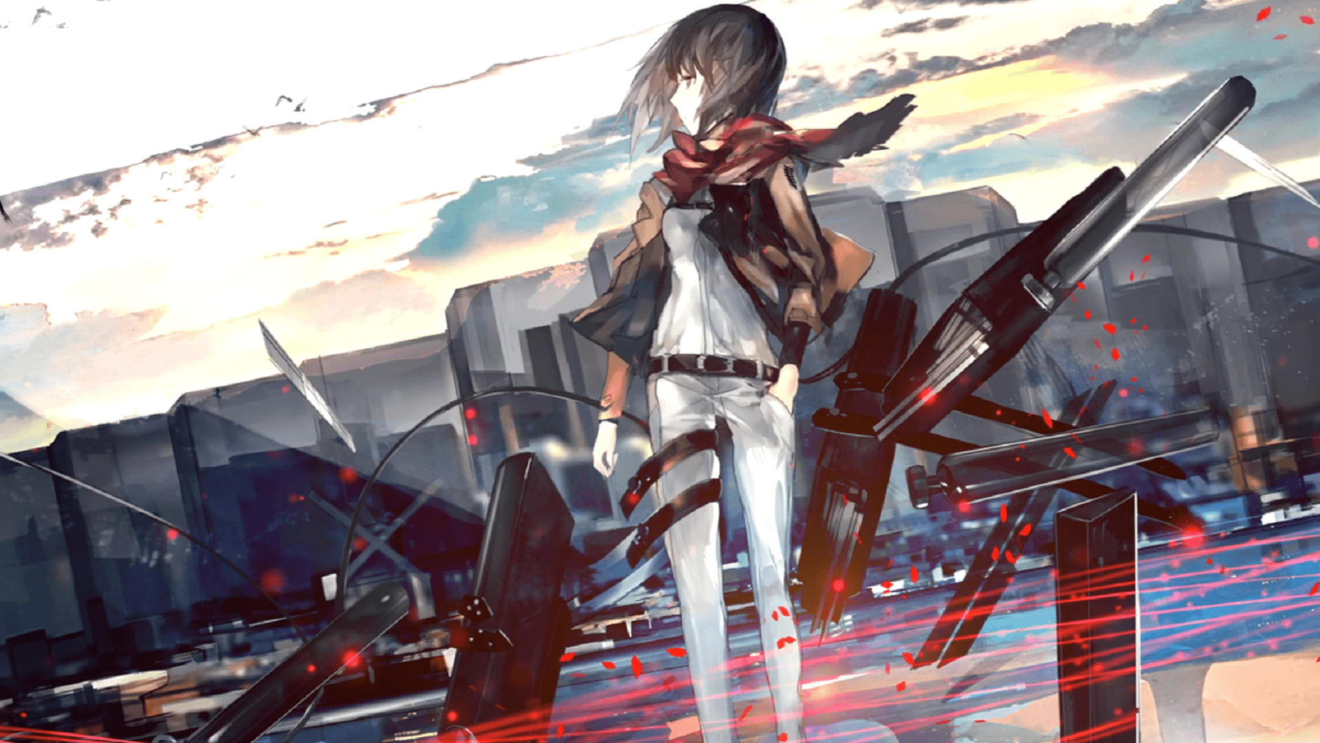 1918x1080 Anime Attack On Titan Mikasa Ackerman Wallpaper. Attack on titan anime, Anime, Mikasa