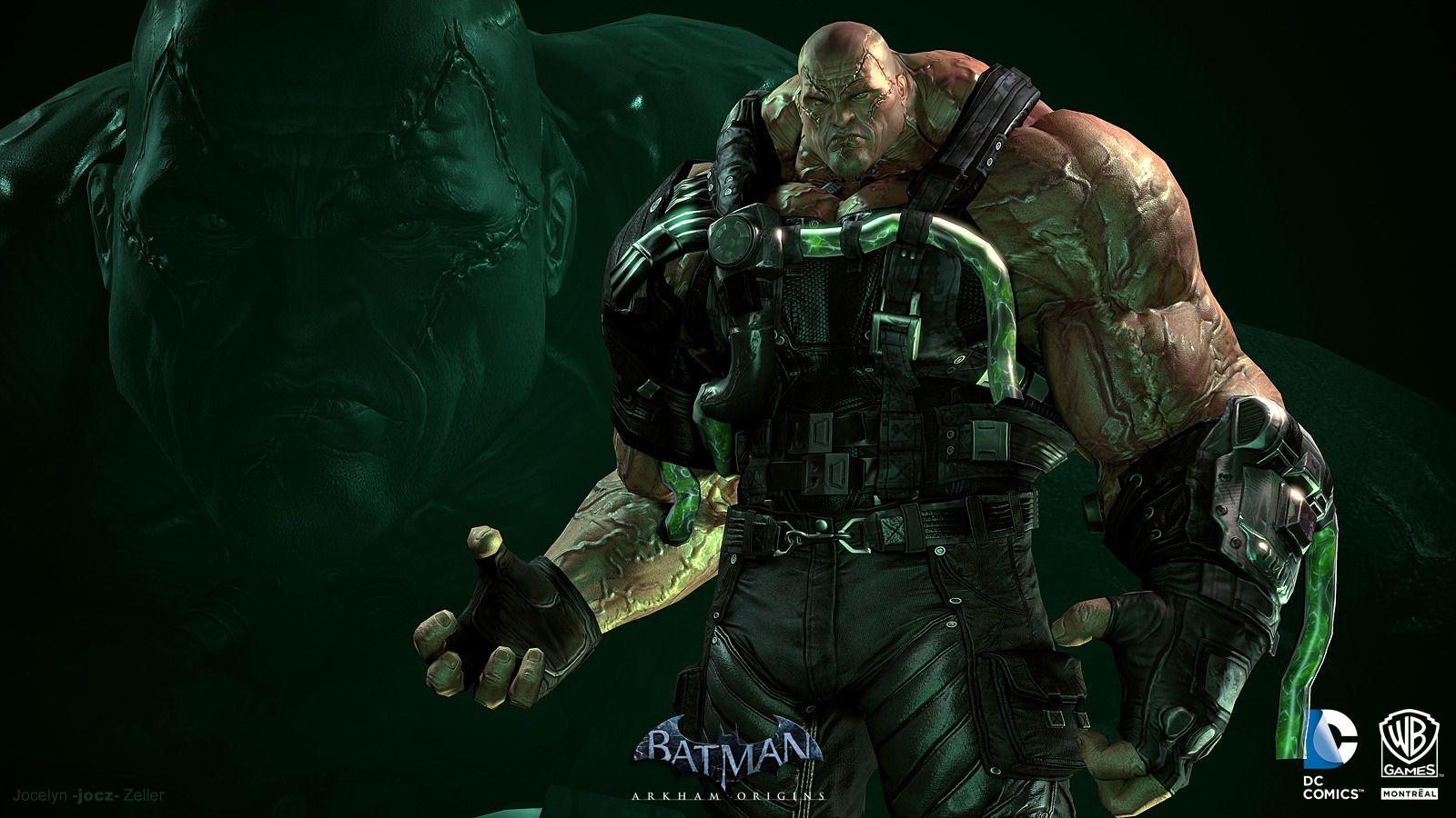 1600x900 Killer Croc & Bane vs Lizard