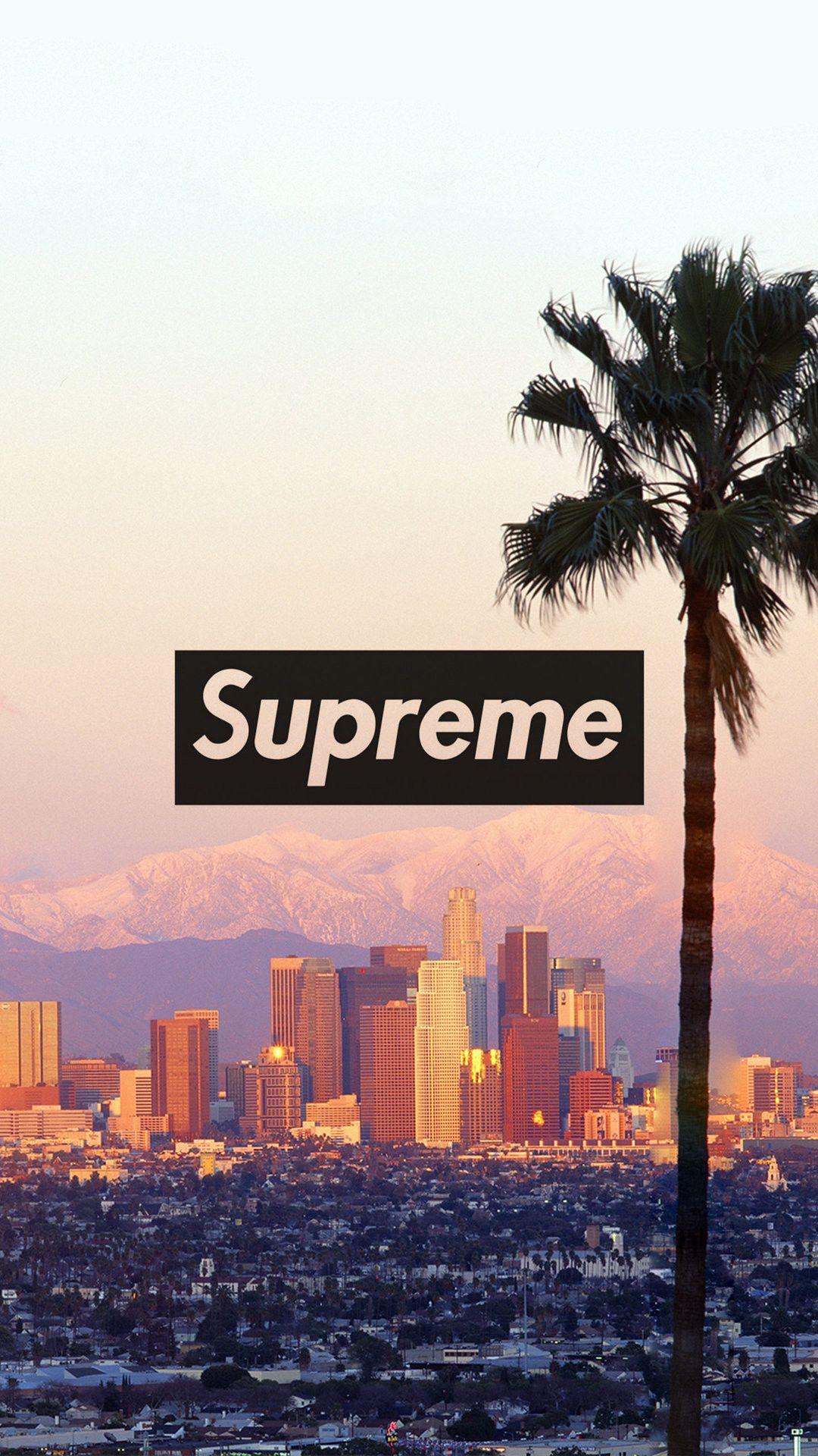 Lv Supreme Iphone 7 Plus Wallpaper