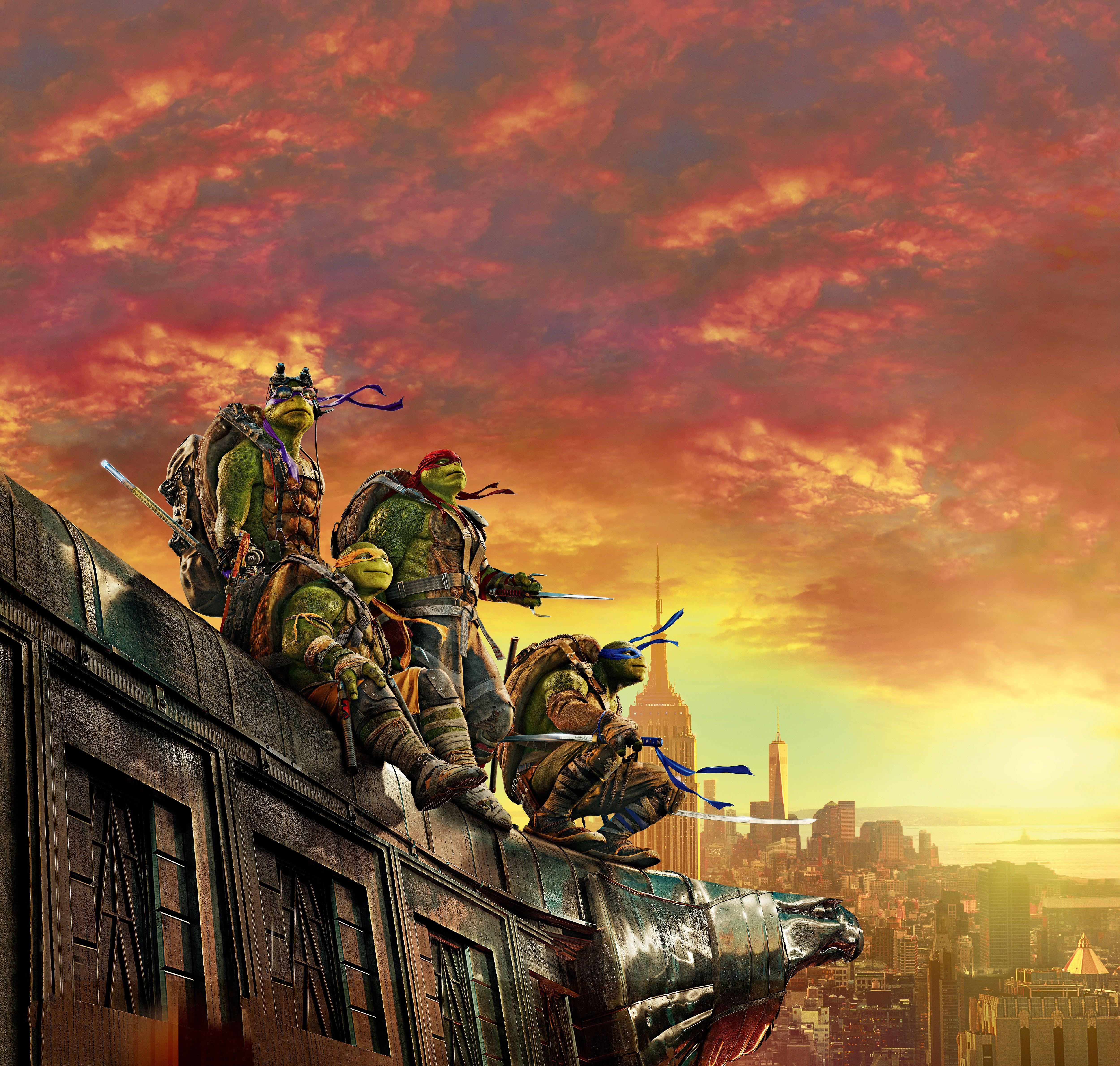 5000x4758 #Michelangelo, #Leonardo, #Donatello, #Teenage Mutant Ninja Turtles, #Raphael, K, #Out of the Shadows. Mocah.org HD Wallpaper