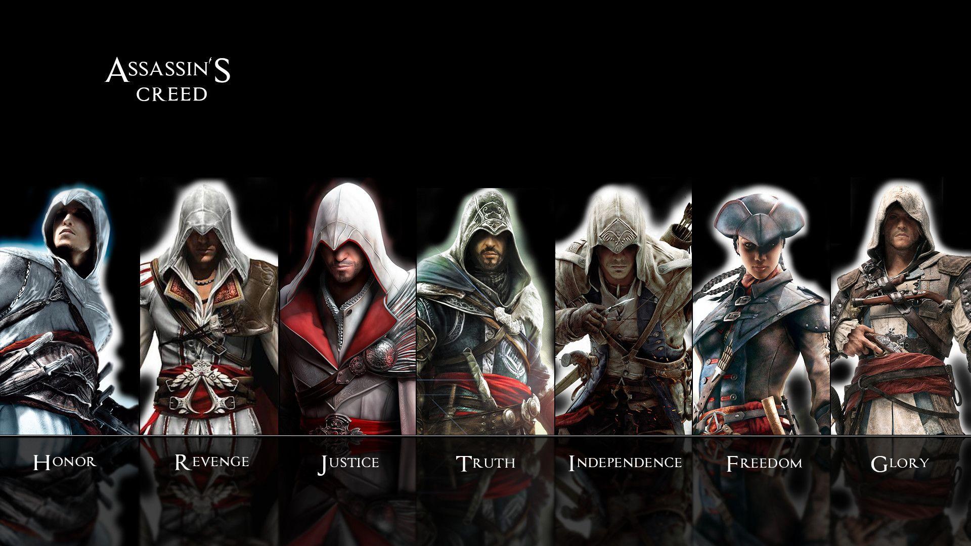 1920x1080 Assassins Creed All Assassins Wallpaper