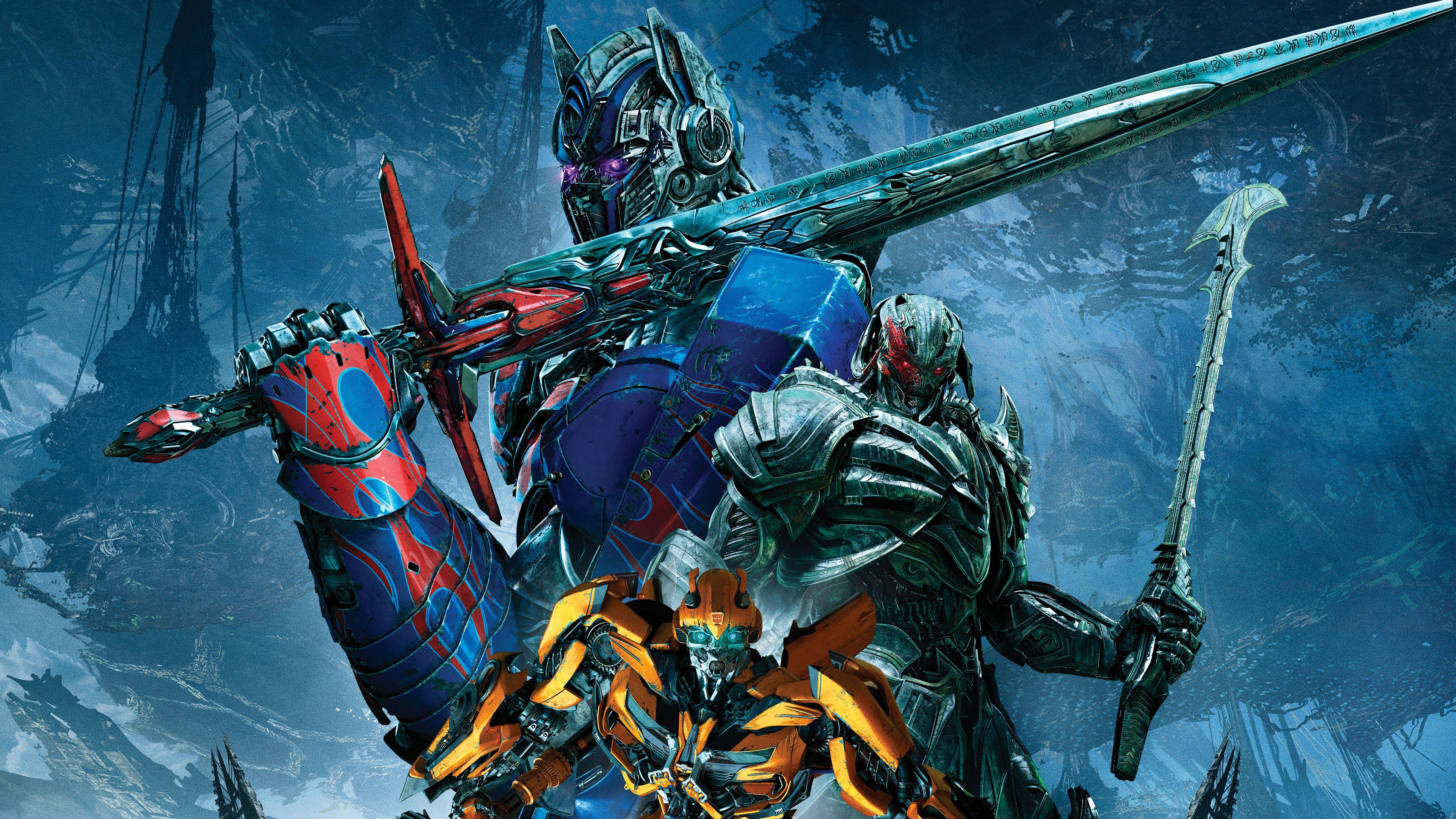 5536x3114 K, #Bumblebee, #Megatron, #Optimus Prime, #Transformers: The Last Knight. Mocah.org HD Wallpaper
