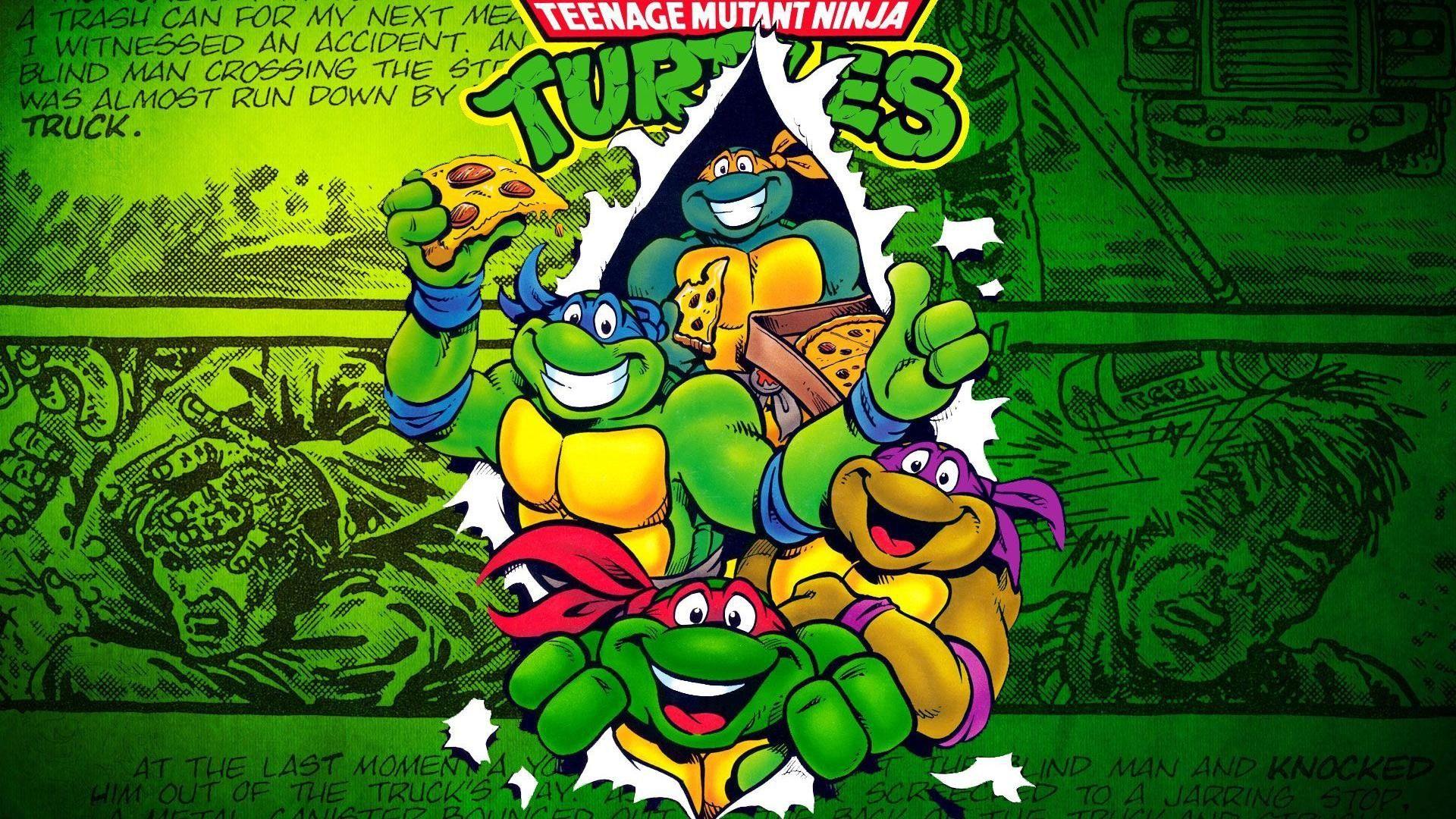 1920x1080 Wallpaper TMNT, Teenage Mutant Ninja Turtles, classic anime 1920x1080 Full HD 2K Picture, Image