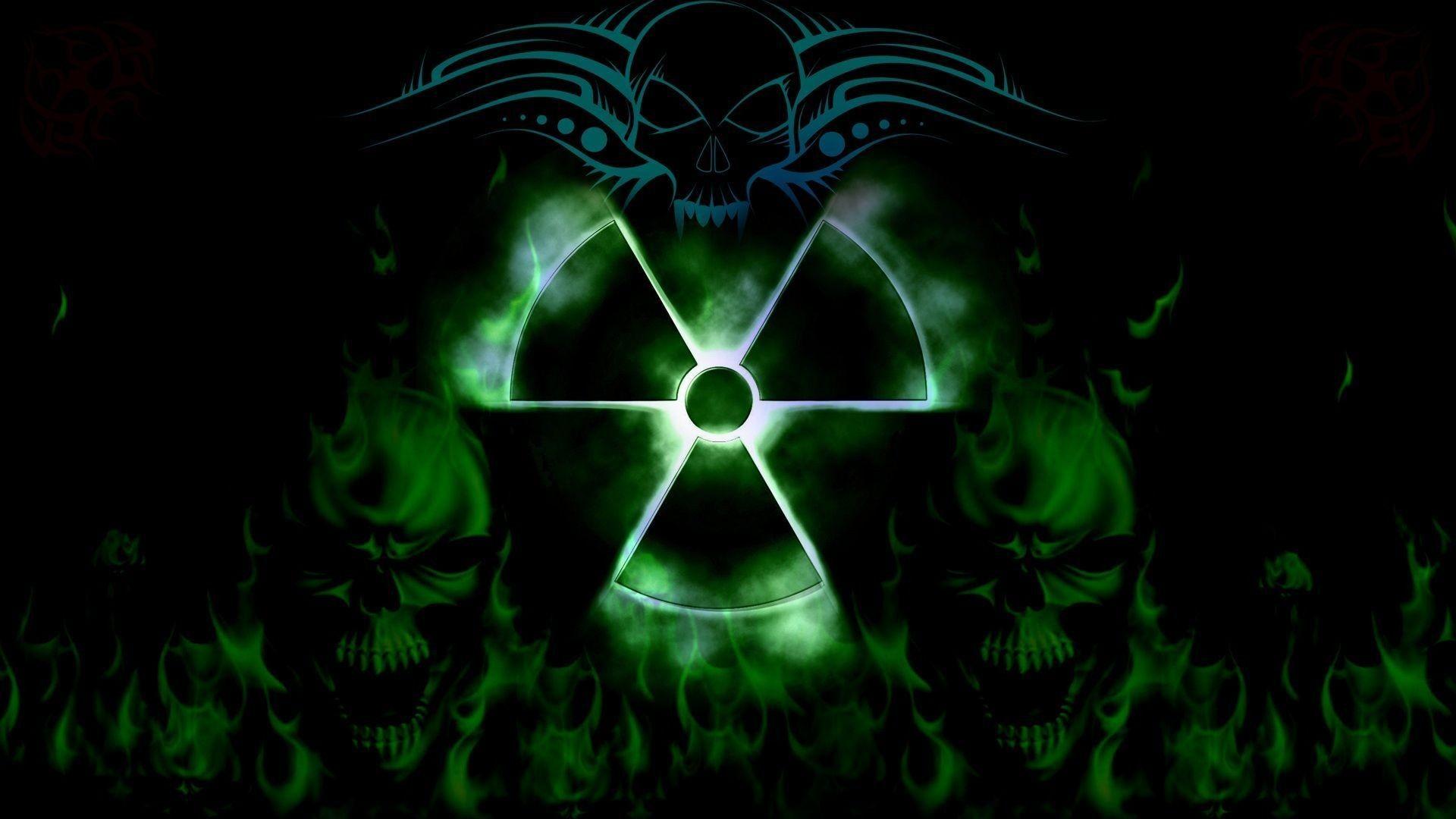 1920x1080 Fire Skulls Wallpaper
