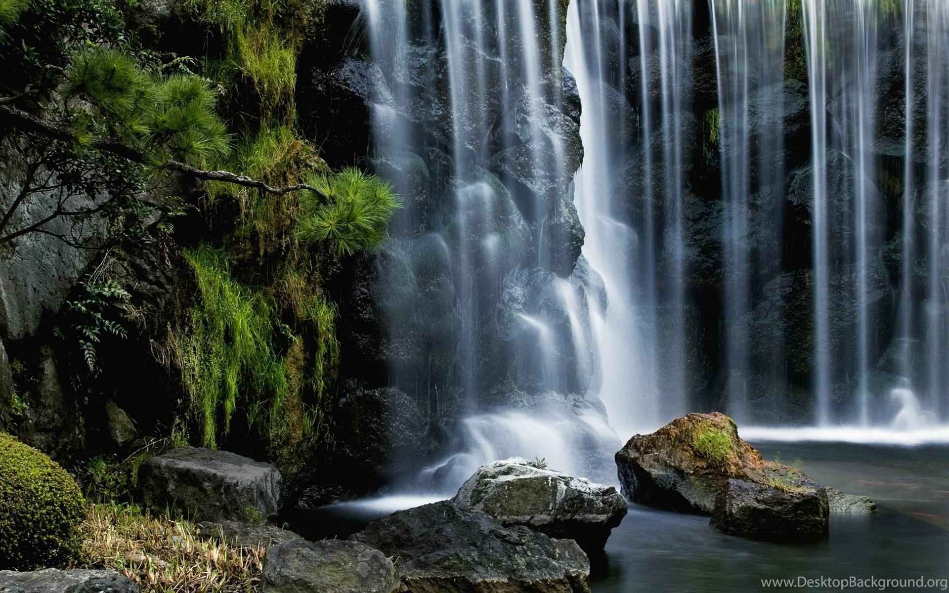 1920x1200 Tropical Waterfall Desktop Wallpaper
