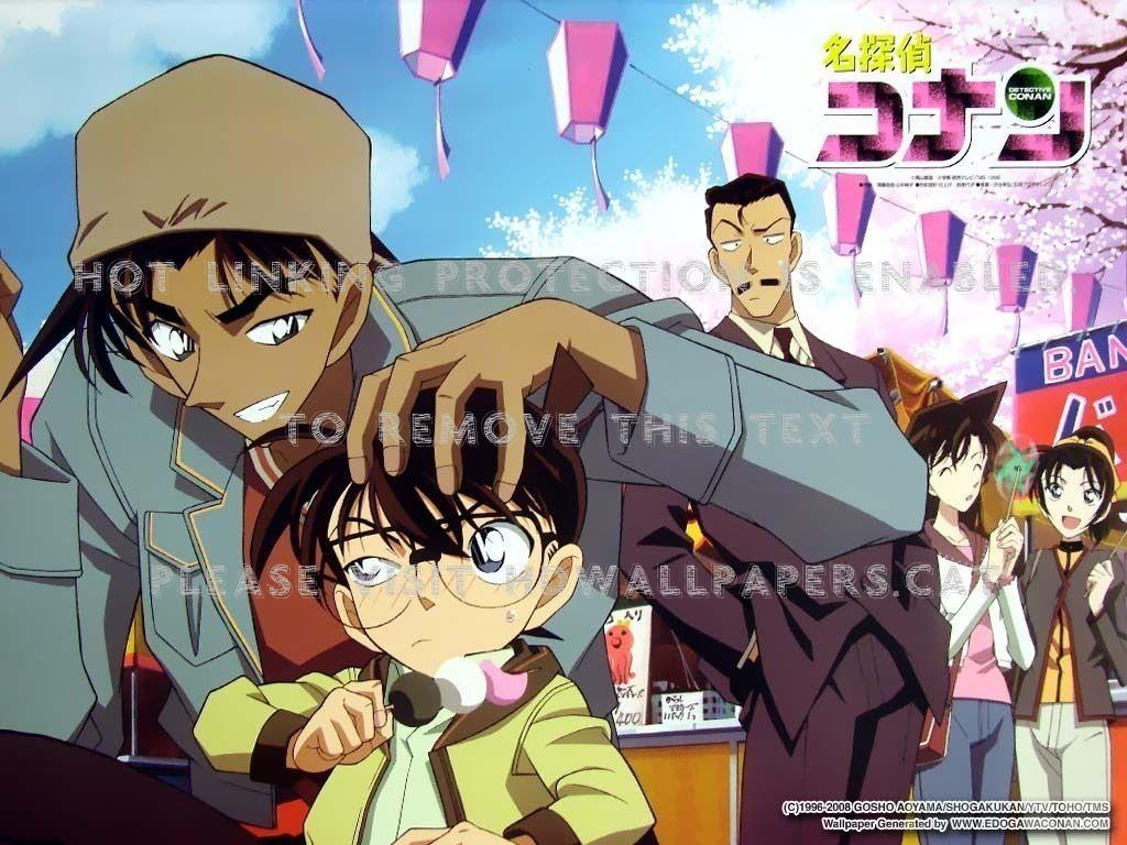 1024x768 detective conan kazuha hattori heiji kogoro