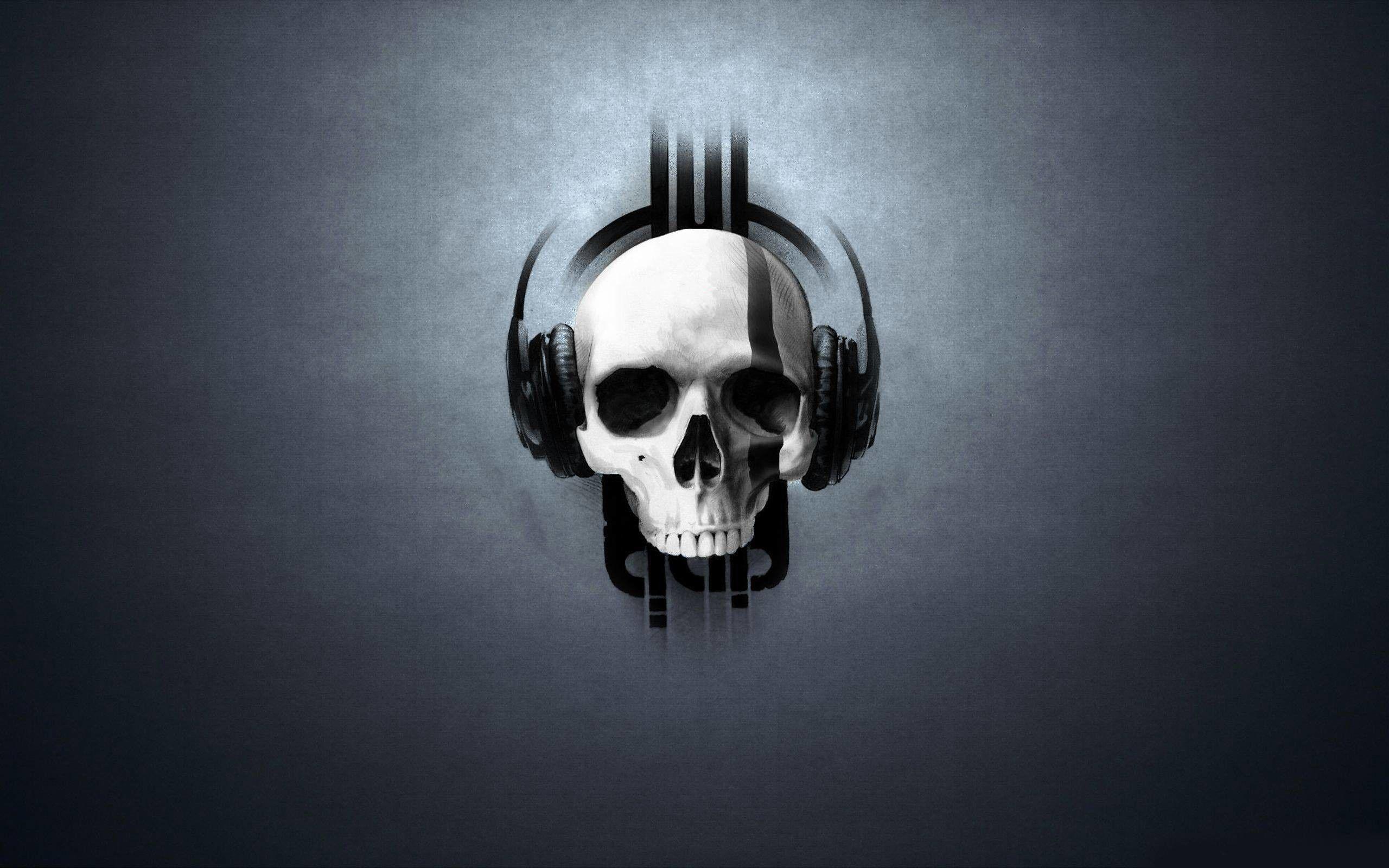 2560x1600 Skull Wallpaper 3D